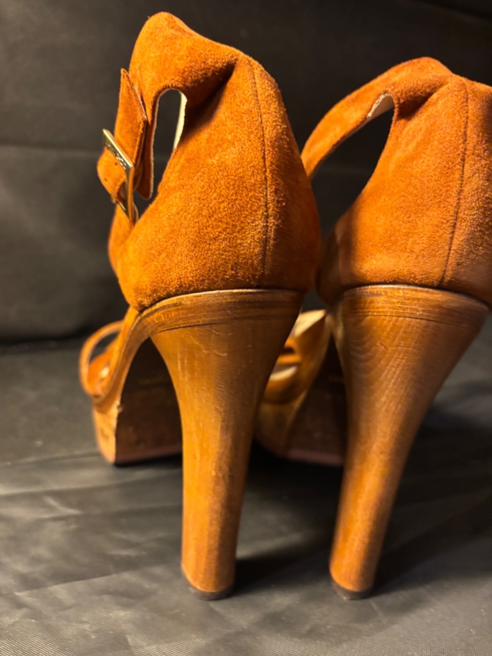 JIMMY CHOO size 41/10-10.5 chestnut suede - Picture 4 of 5